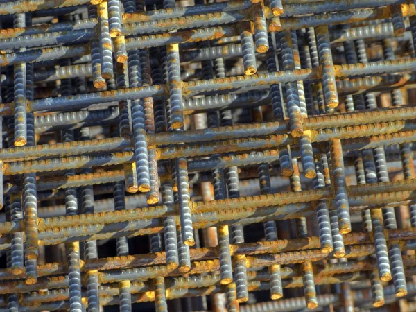 Stålkonstruktion av struktur byggnad — Stockfoto