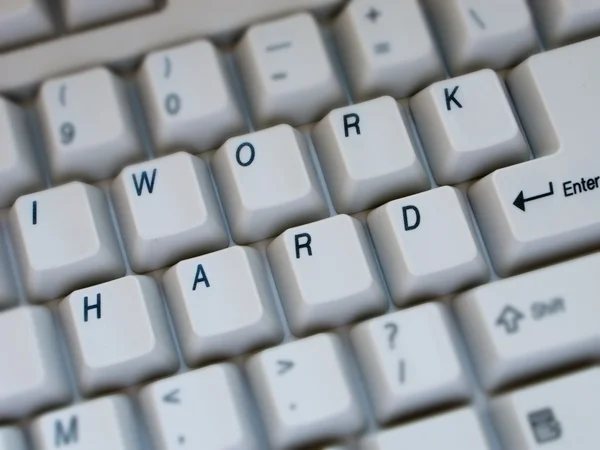Keyboard text — Stock Photo, Image