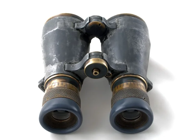 双筒望远镜镜头 — 图库照片