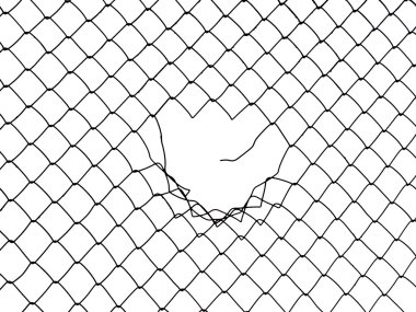 Wire fence clipart