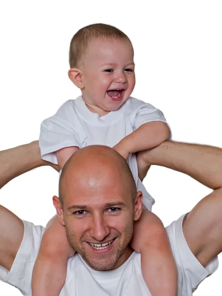 Apa és gyermek. — Stock Fotó