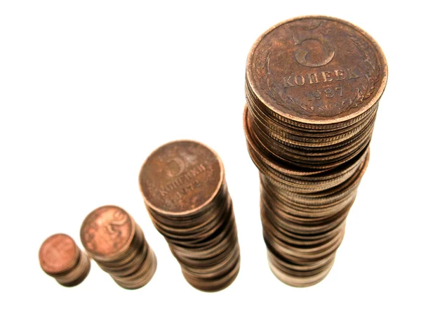 Crecimiento de monedas —  Fotos de Stock