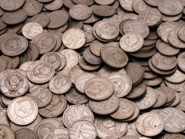 Mynt bakgrunder — Stockfoto