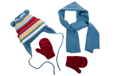 Winter clothing clipart