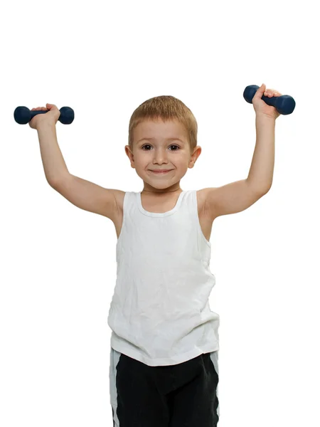 Child exercising — Stock Photo, Image