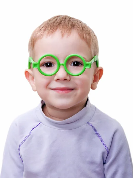 Child in glasses — Stock Photo, Image