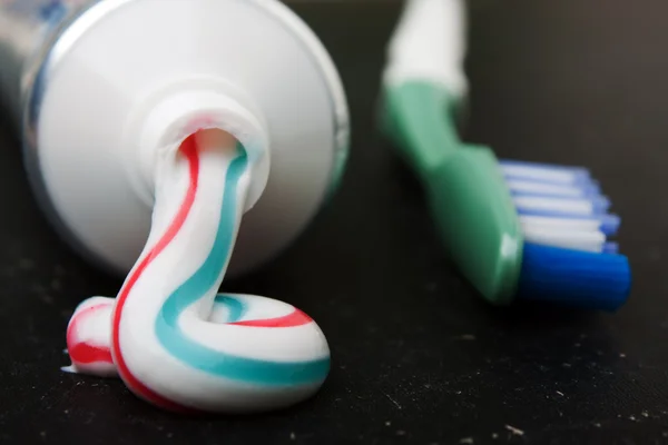 Зубна паста — стокове фото