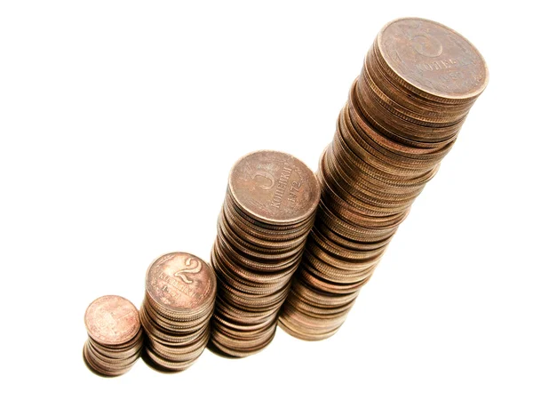 Münzenwachstum — Stockfoto