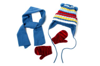 Winter clothing clipart