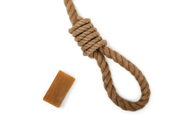 Rope and soap — Stock Photo, Image