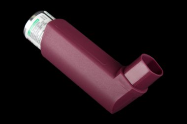 Asthmatic inhaler clipart
