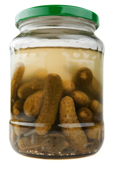 Cucumber jar — Stock Photo, Image