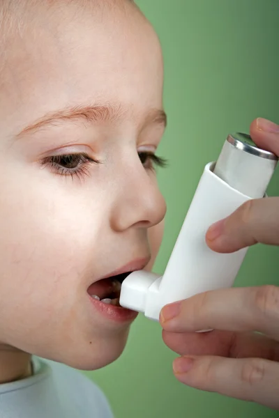 Astmatiska inhalator — Stockfoto