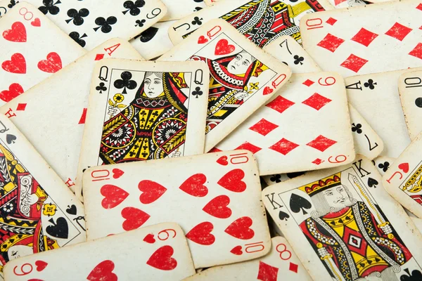 Poker gambling cards — Stock Photo, Image