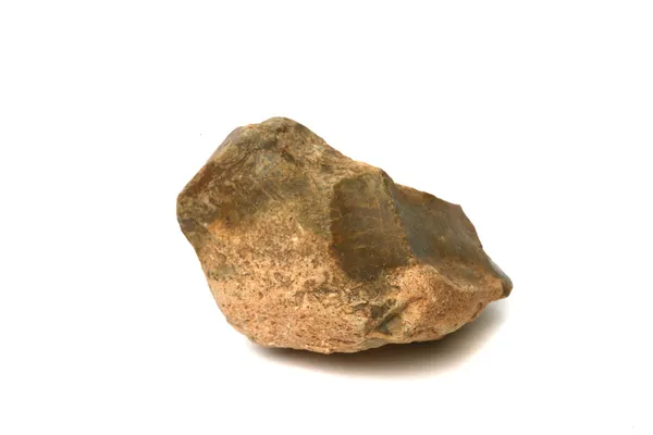 Камень изолирован на белом — стоковое фото
