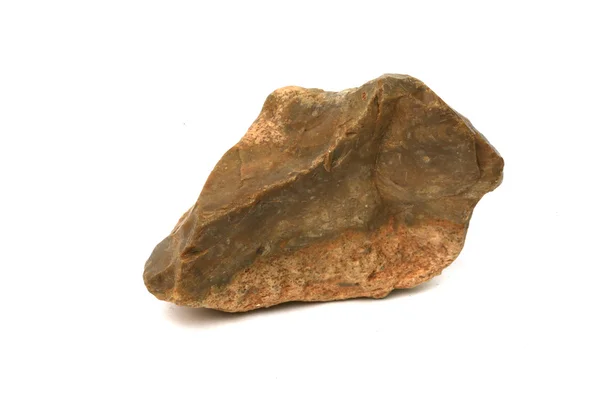 Камень изолирован на белом — стоковое фото