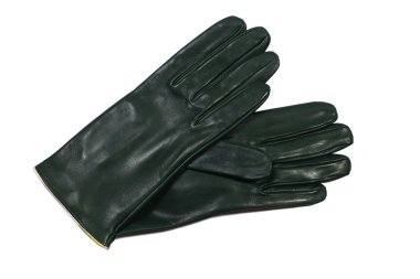 Black leather gloves clipart