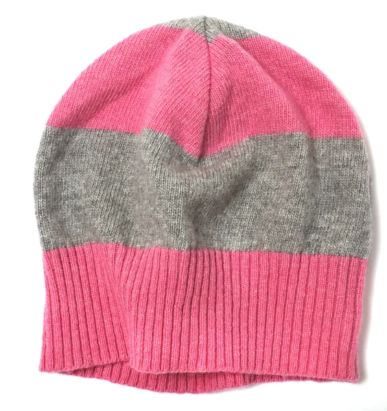 Knit hat isolated on white — Stock Photo, Image