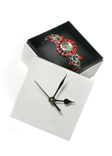 Caixa do relógio — Fotografia de Stock