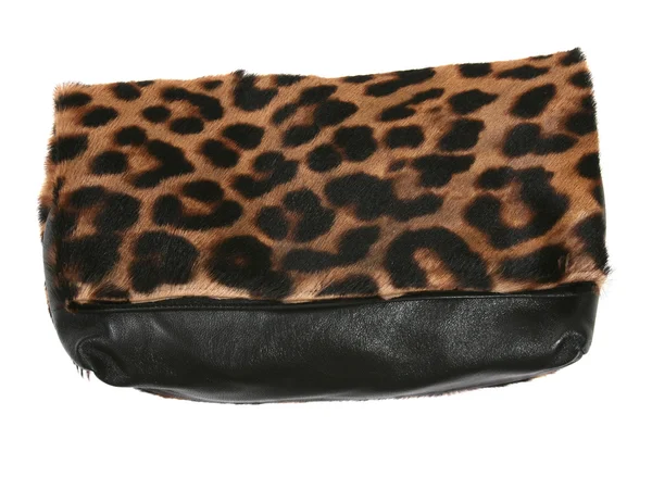 Pochette da sera leopardata — Foto Stock