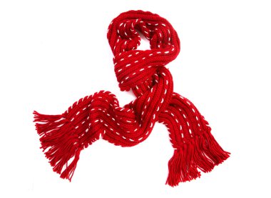 Red scarf clipart