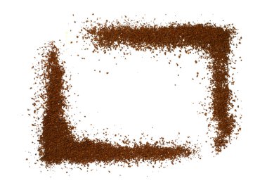 Texture of coffee granules clipart