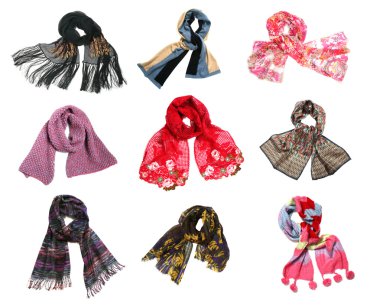 Scarf set clipart