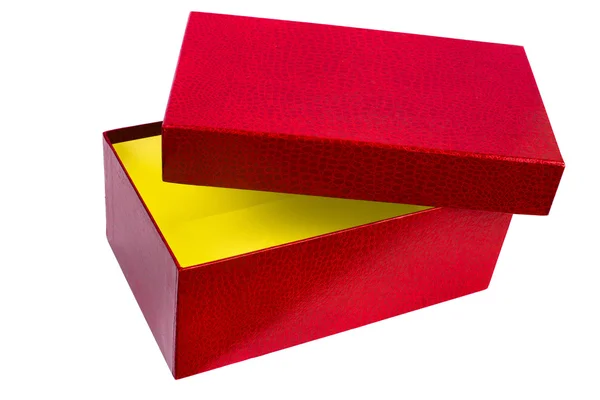 stock image Red opened box
