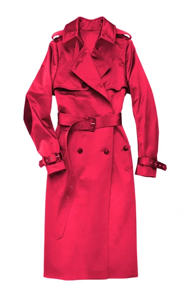 Kırmızı Bayan ceket — Stok fotoğraf