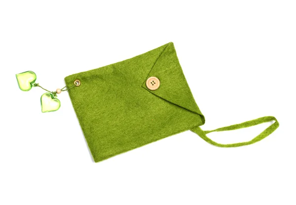 绿色的小袋子 — 图库照片