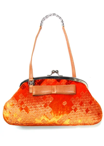 Bright orange bag — Stock Photo, Image