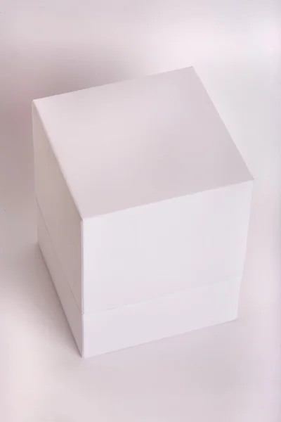 Boîte fermée blanche — Photo