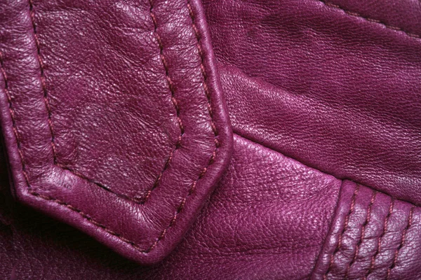 紫色皮革纹理 — 图库照片