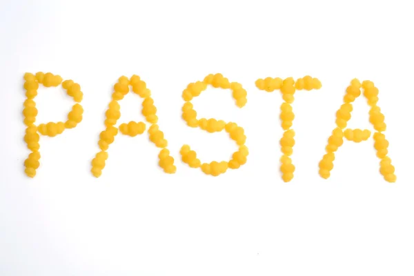Pasta letters — Stock Photo, Image