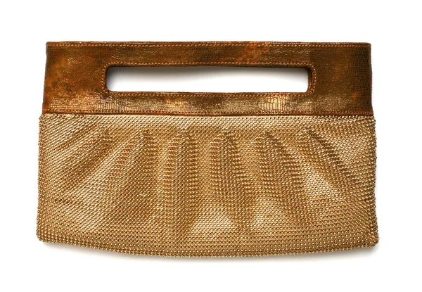 Gold clutch — Stock Photo, Image