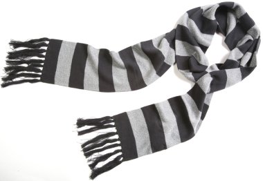 Striped scarf clipart