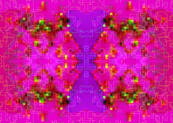 Абстрактные пиксельные точки мозаики — стоковое фото