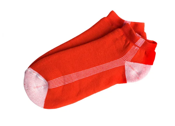 Červené ponožky — Stock fotografie