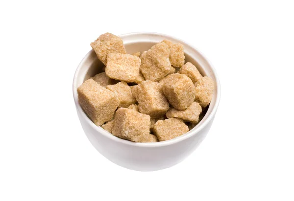 Stock image Bowl with brown sugar bars