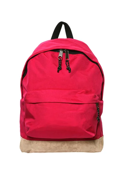 Червоний школи рюкзак — стокове фото