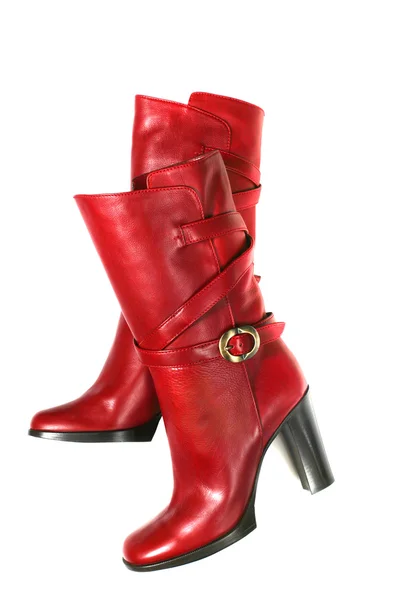 Stivali di lusso rosso — Foto Stock