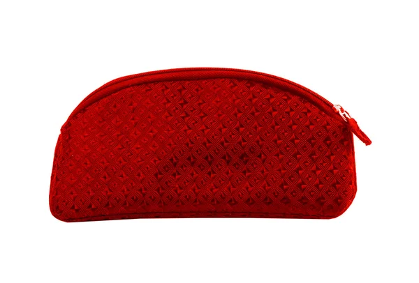 Red cosmetic bag — Stock Photo, Image