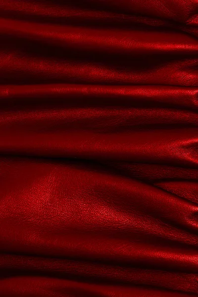Czerwona skóra tekstura — Zdjęcie stockowe