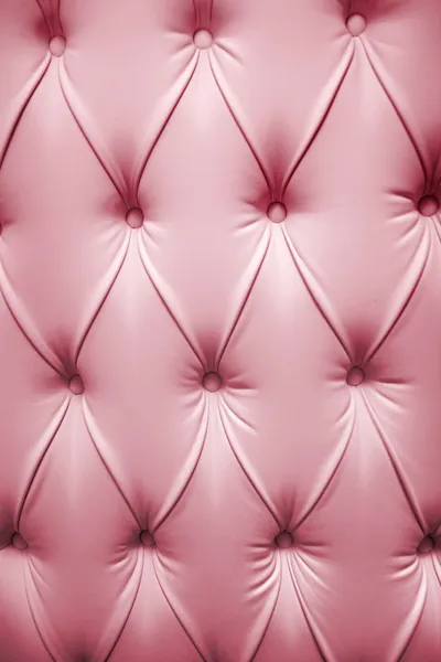 Imagem rosa de estofados de couro genuíno — Fotografia de Stock