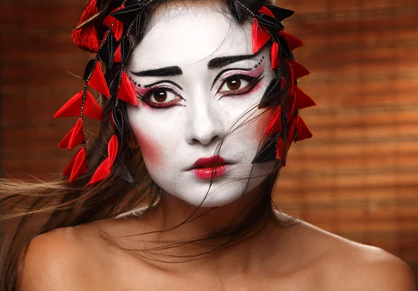 Kadın geleneksel Doğu kostüm — Stok fotoğraf