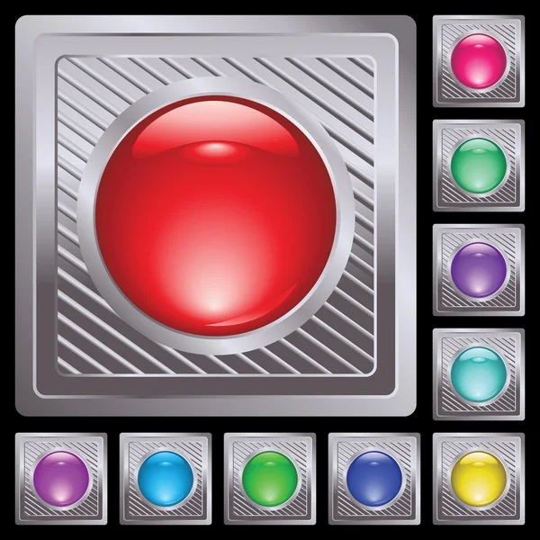 Набор кнопок — стоковый вектор