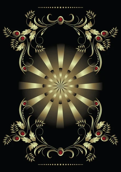 Hintergrund mit Ornament — Stockvektor
