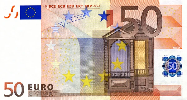 Банкнота 50 евро — стоковое фото