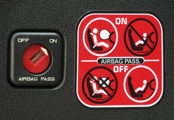 Instrucción airbag — Foto de Stock