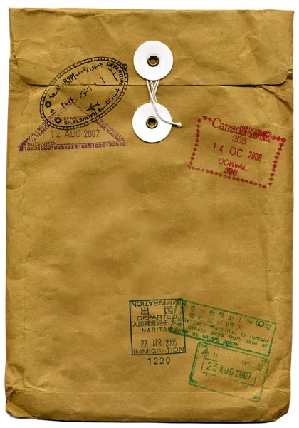Brown envelope — Stock Photo, Image